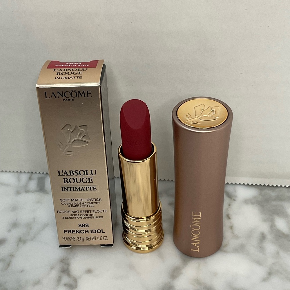 Lancome L'Absolu Rouge Intimatte Lipstick - Rich Burgundy